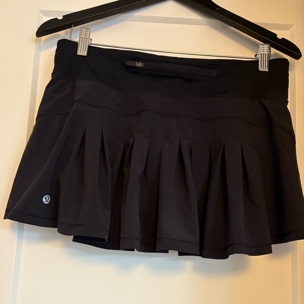 lululemon athletica Black Mini Skirt